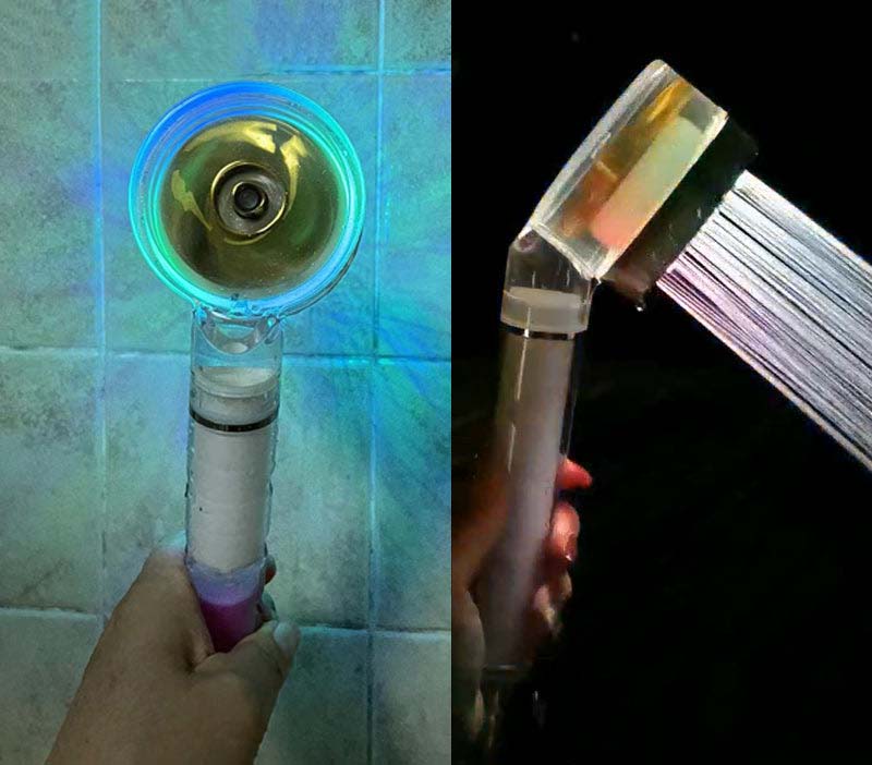 Pommeau de Douche Led Turbo Filtrant