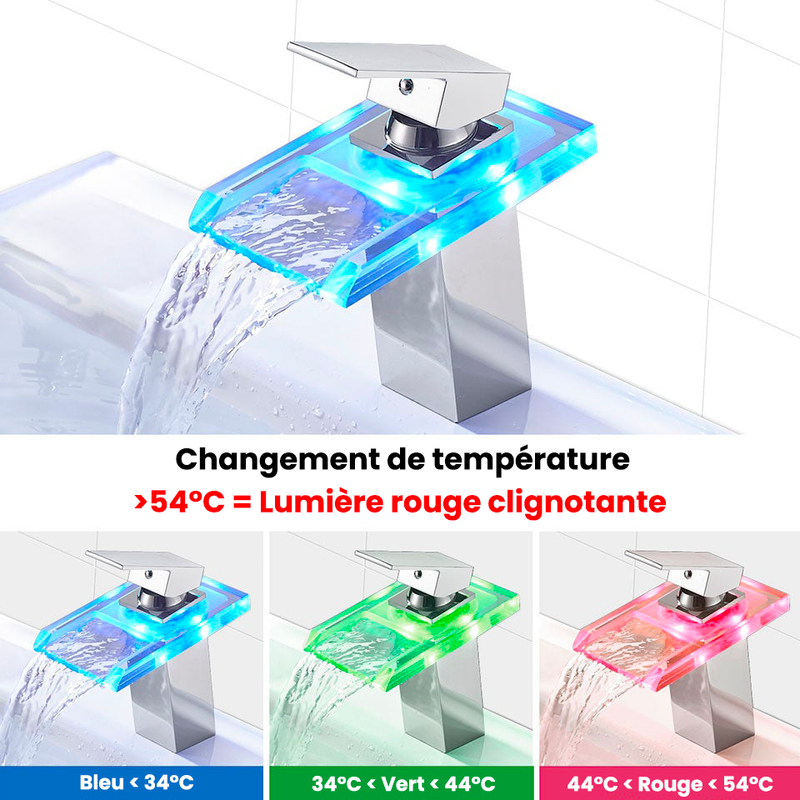 Robinet Cascade avec Led