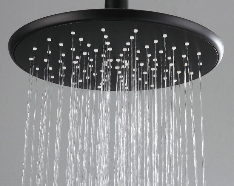 Pommeau de Douche de Tête Pluie Noir