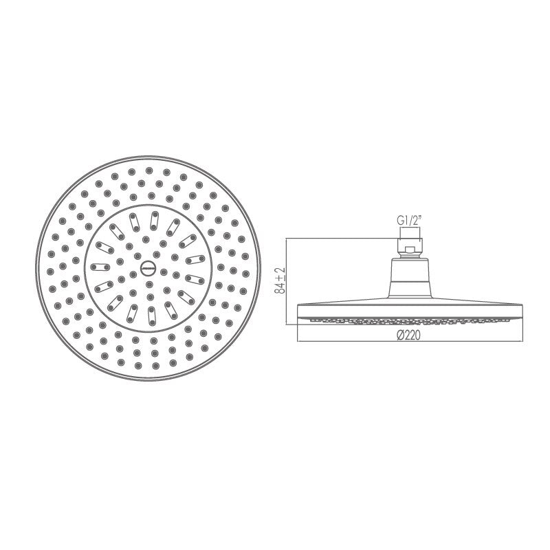 Pommeau de Douche de Tête Eco