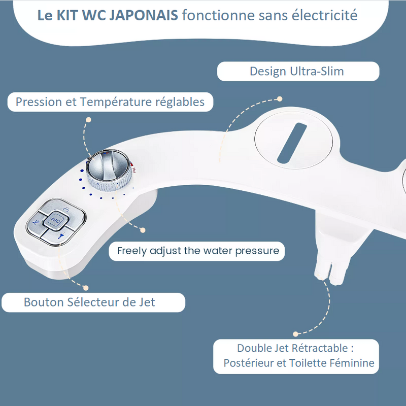 Kit WC Japonais de Luxe