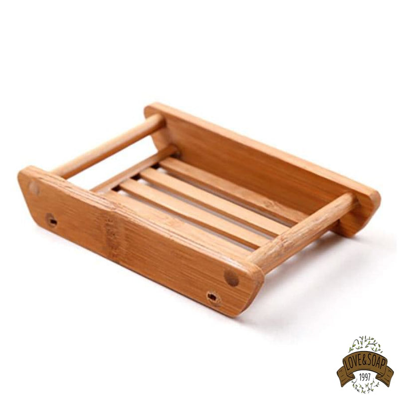 Porte savon bois bambou naturel - ouvert