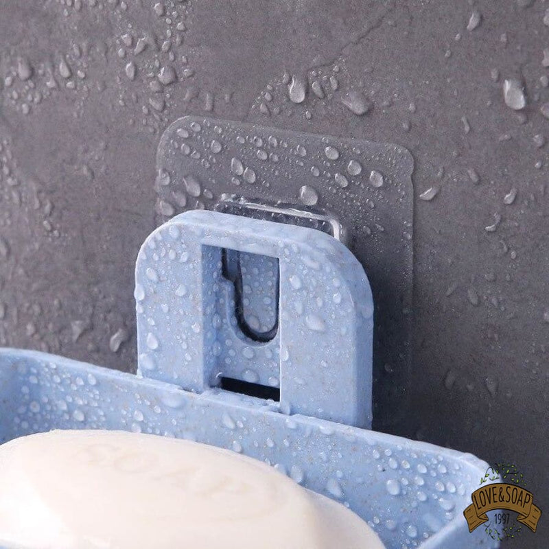 Porte savon douche double support