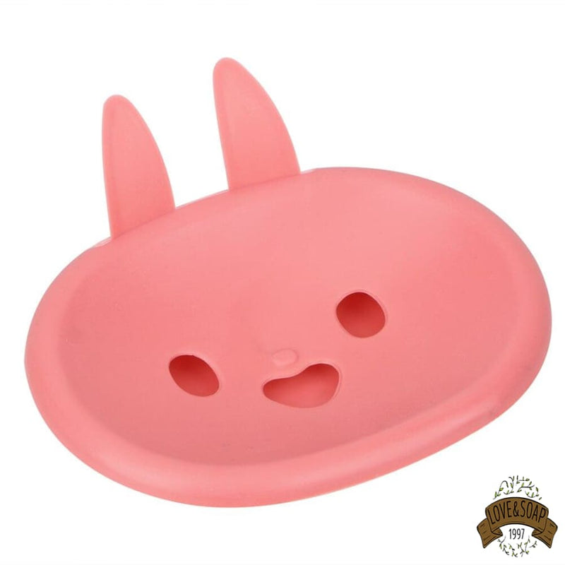 Porte savon douche tête de lapin