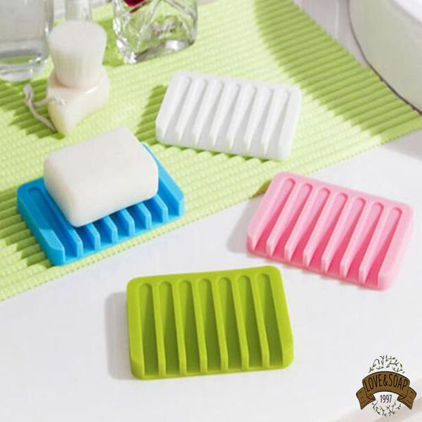 Porte savon en silicone coloré pour la cuisine ou la salle de bain
