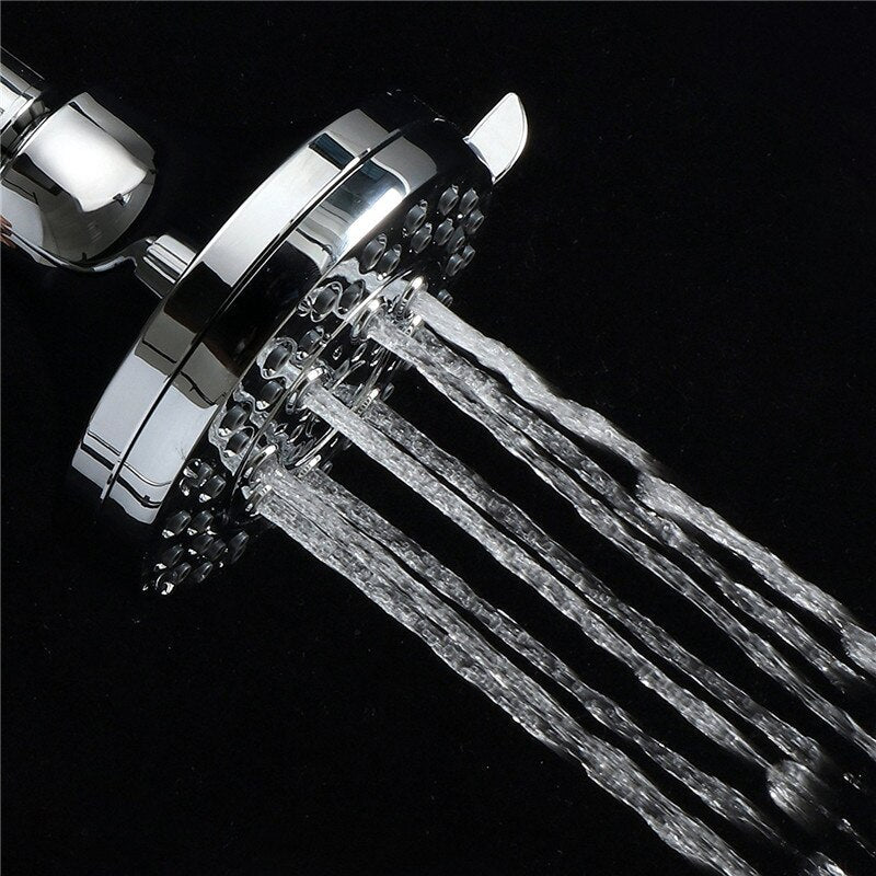 Pommeau de Douche Haute Pression Chrome 5 Jets