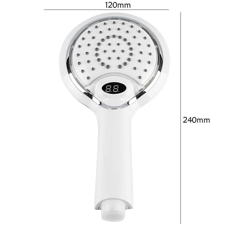 Pommeau de Douche Led Digital Blanc