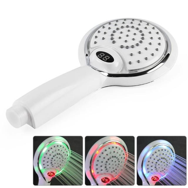 Pommeau de Douche Led Digital Blanc