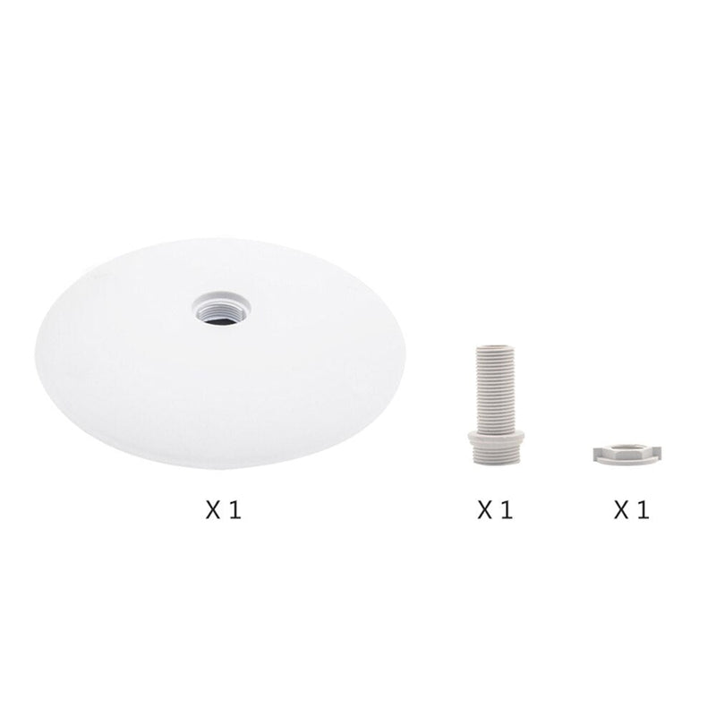 Pommeau de Douche Design Rond Blanc