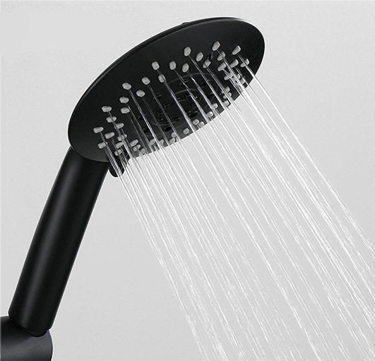 Pommeau de Douche Design Noir Pluie