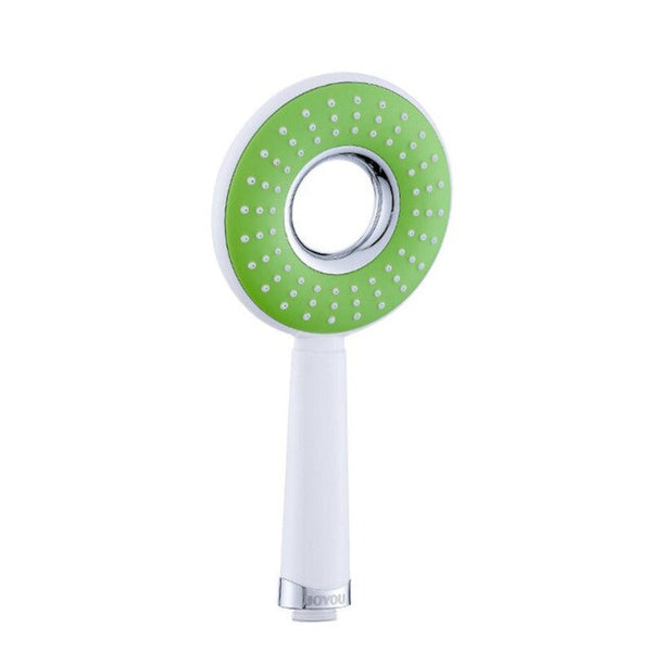 Pommeau de Douche Contemporain Chrome Vert