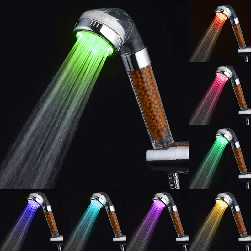 Pommeau de Douche Led 7 Couleurs Classique