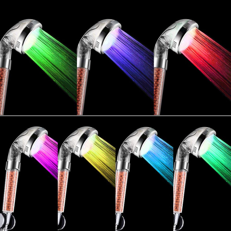 Pommeau de Douche Led 7 Couleurs Classique