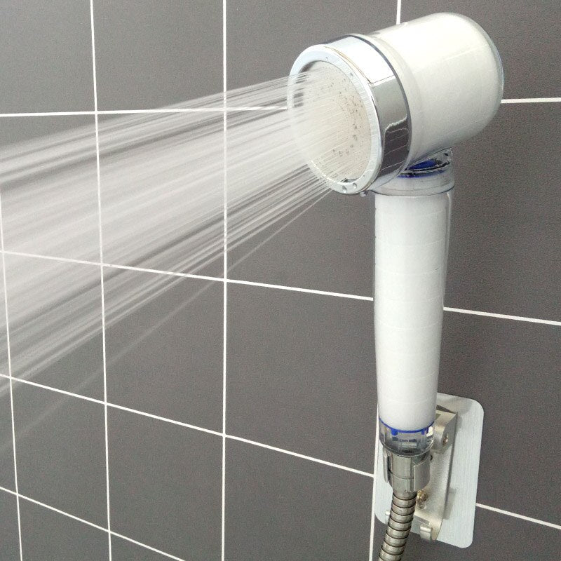 Pommeau de Douche Filtrant Blanc Haute Pression