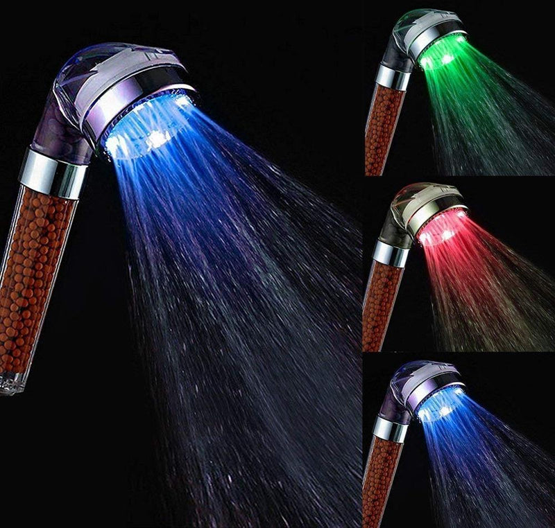 Pommeau de Douche Led 3 Couleurs Classique