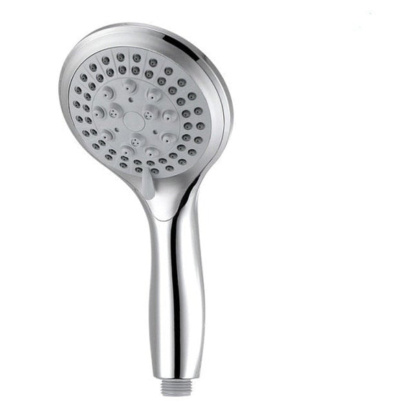 Pommeau de Douche Ecologique 5 Jets Argent