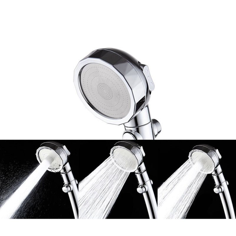 Pommeau de Douche Haute Pression Argent