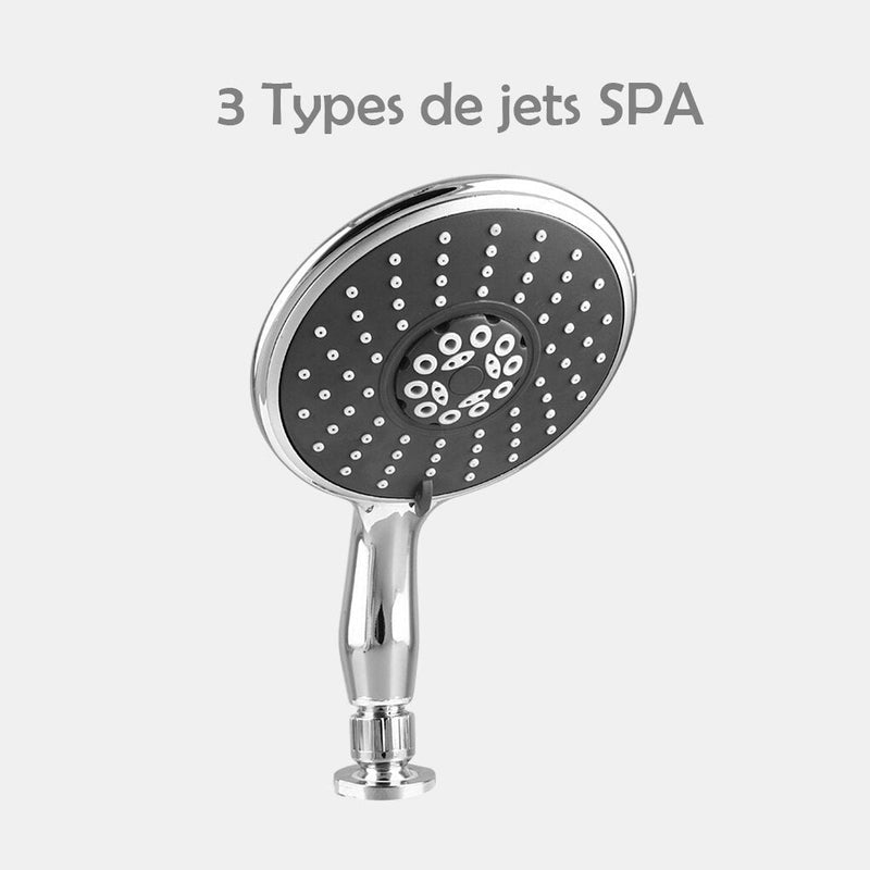 Pommeau de Douche Anti Calcaire 3 Jets SPA