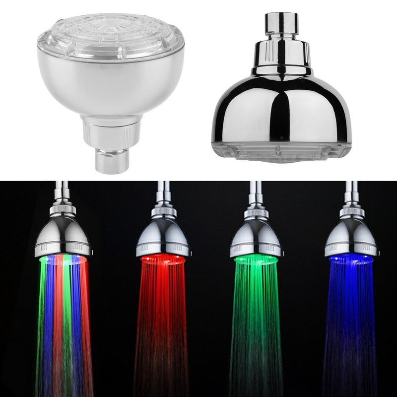 Pommeau de Douche Led 7 Couleurs Rond