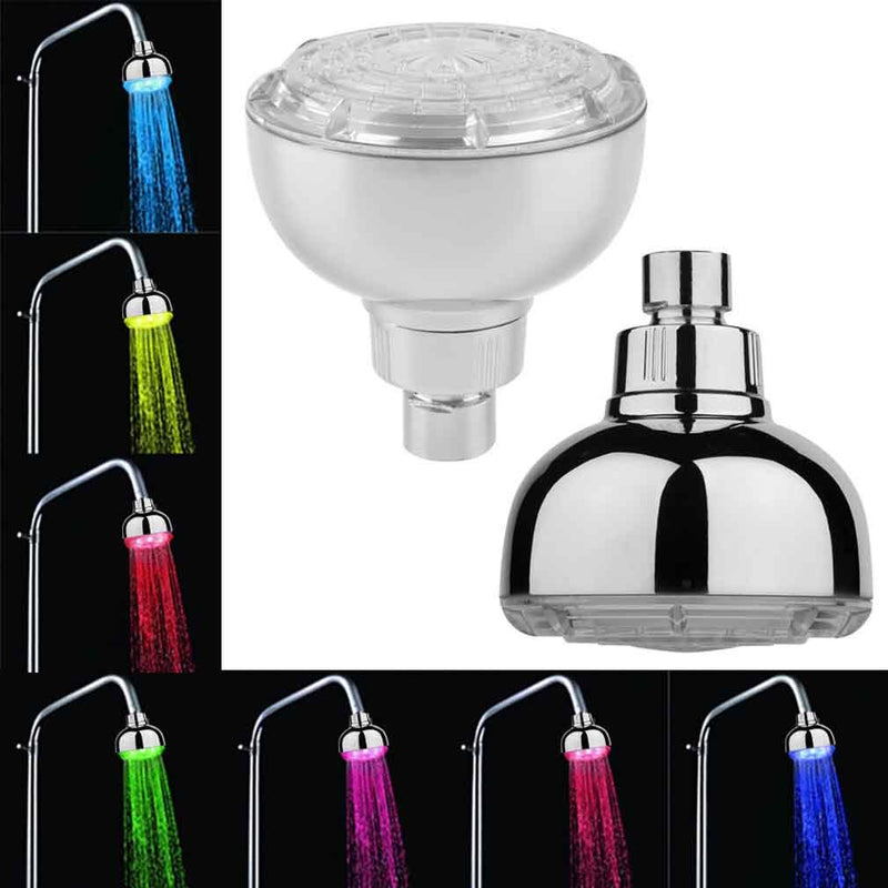 Pommeau de Douche Led 7 Couleurs Rond