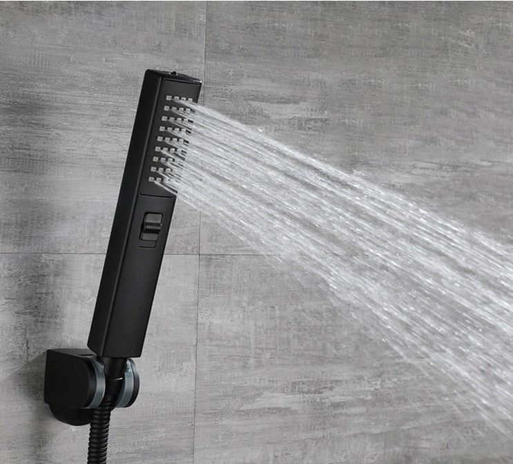 Pommeau de Douche Design Barre Noir