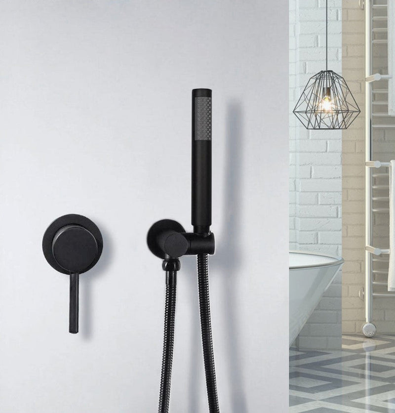 Pommeau de Douche Design Noir Barre