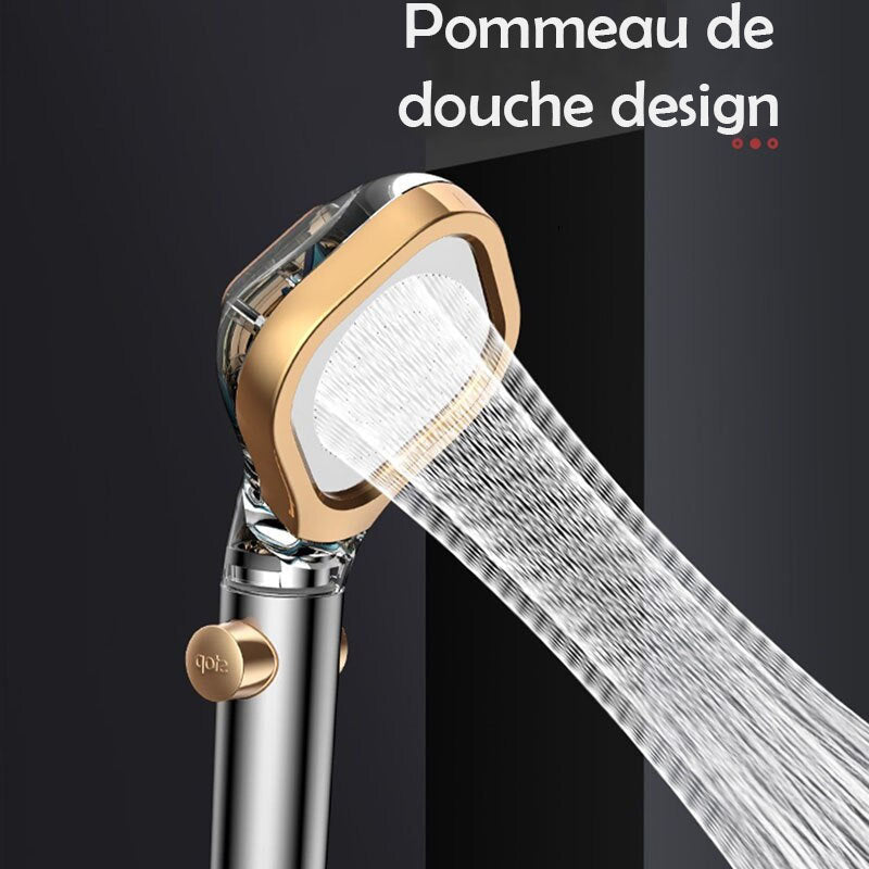 Pommeau de Douche Anti Calcaire Haute Pression Design