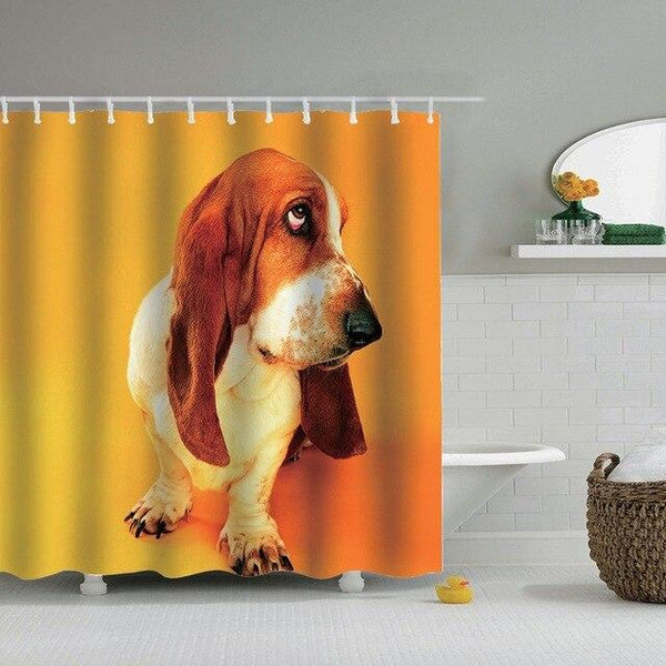 Rideau De Douche Basset Hound