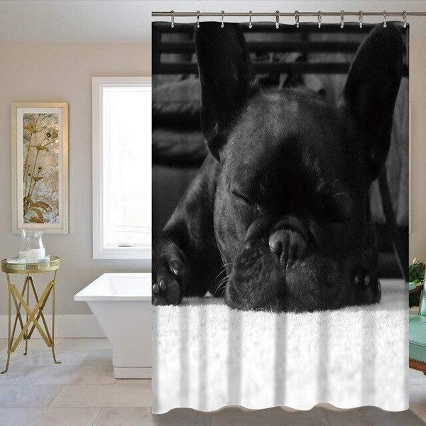 Rideau De Douche Bouledogue