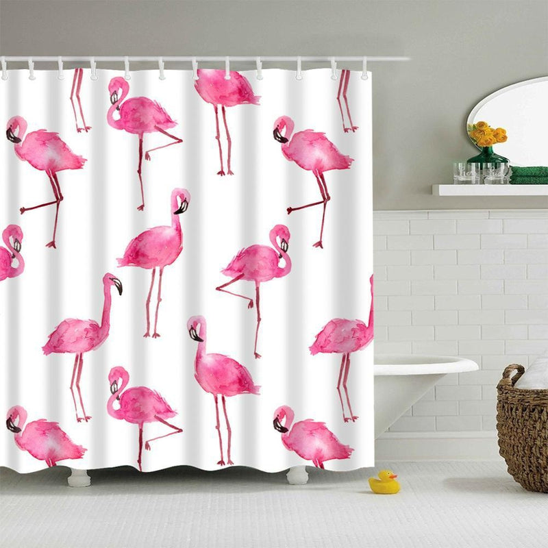 Rideau De Douche Flamingo