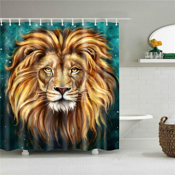 Rideau De Douche Lion