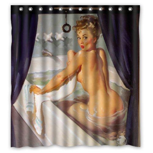 Rideau De Douche Pin Up